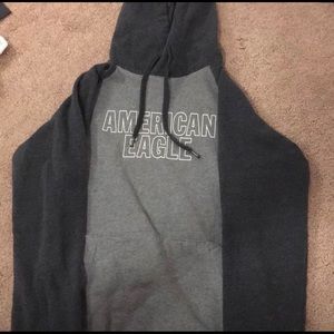 only worn about 2 times, i got new sweatshirts and stopped wearing this one